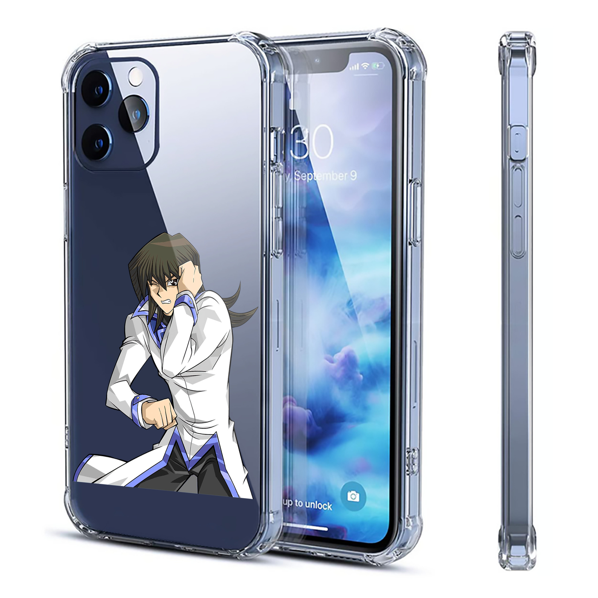 （画像用） 遊☆戯☆王 Yu-Gi-Oh! 【iPhone 12シリーズ対応】透明スマホケース（クリアソフトケース）